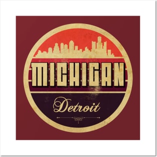 Michigan Detroit Vintage Posters and Art